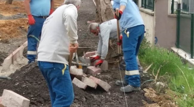 Kartal'daki Park ve Yeşil Alanlar Tam Kapanma Sürecinde Yaza Hazırlanıyor