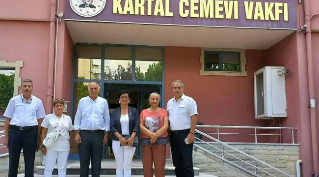 DOĞRU PARTİ'DEN, CEMEVİNE GEÇMİŞ OLSUN ZİYARETİ