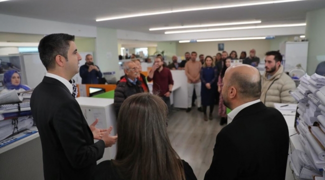 Başkan Gökhan Yüksel, Kartal Belediyesi Ailesinin Yeni Yılını Kutladı