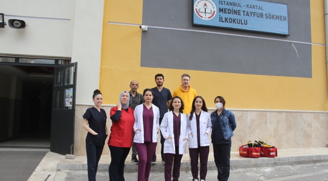 Kartal Belediyesi'nden Birinci Sınıf Öğrencilerine Ağız ve Diş Sağlığı Taraması